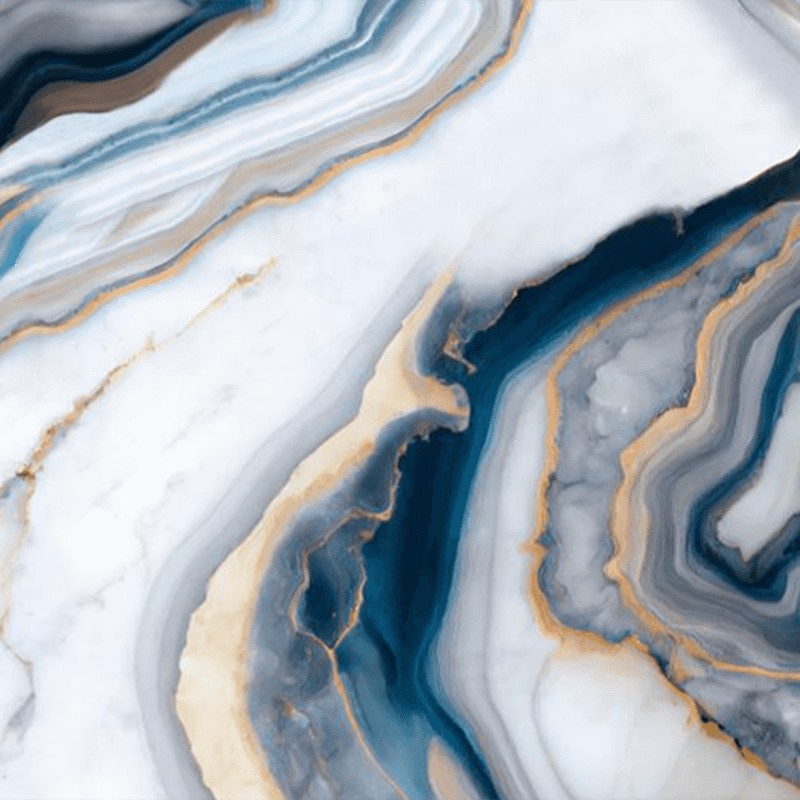 Blue Jade Flowing Pattern Transfer Film