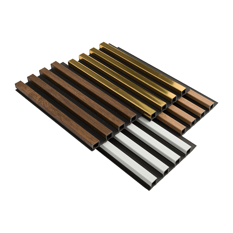 160*22mm Wood Grain Grille WPC Wall Panel 160*22mm Wood Grain Grille WPC Wall Panel