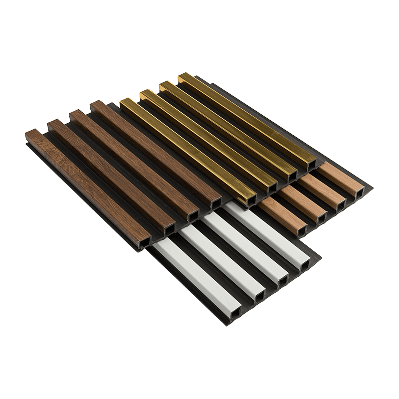 160*22mm Wood Grain Grille WPC Wall Panel 160*22mm Wood Grain Grille WPC Wall Panel