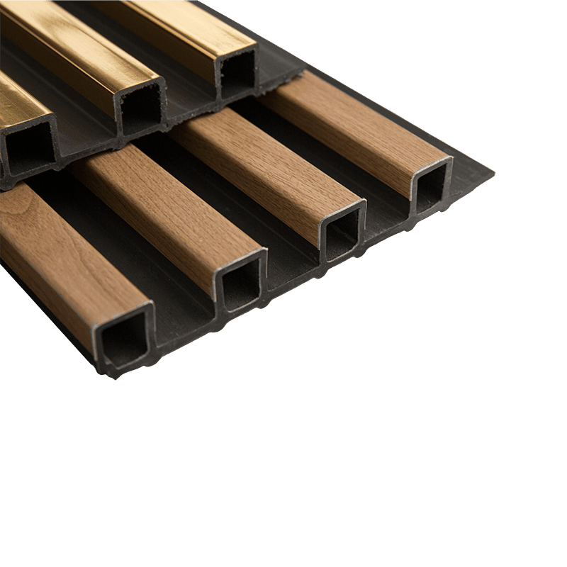 160*22mm Wood Grain Grille WPC Wall Panel 160*22mm Wood Grain Grille WPC Wall Panel