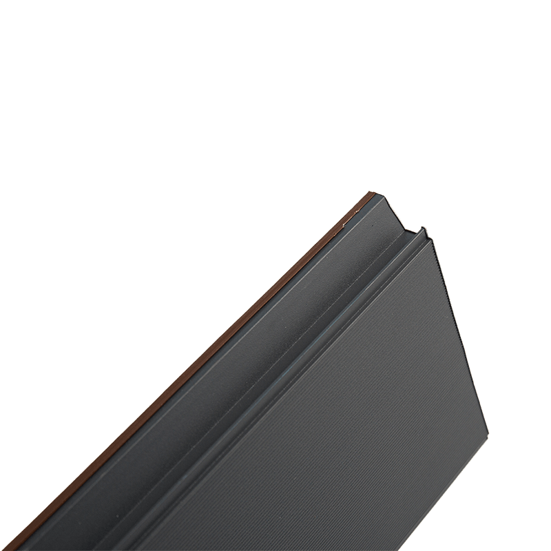 Wood Grain Embossed Aluminum Alloy Flooring, Outdoor Aluminum Composite Decking - Brown Wood Grain Embossed Aluminum Alloy Flooring, Outdoor Aluminum Composite Decking - Brown