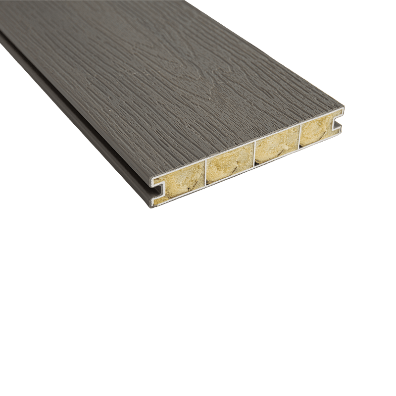 Wood Grain Embossed Aluminum Alloy Flooring, Outdoor Aluminum Composite Decking - Brown Wood Grain Embossed Aluminum Alloy Flooring, Outdoor Aluminum Composite Decking - Brown