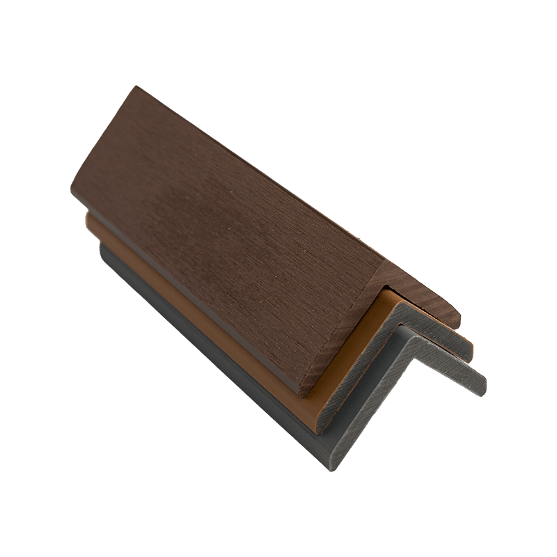 25*25mm Wood Grain Wood-Plastic Composite Right-Angle Moulding 25*25mm Wood Grain Wood-Plastic Composite Right-Angle Moulding