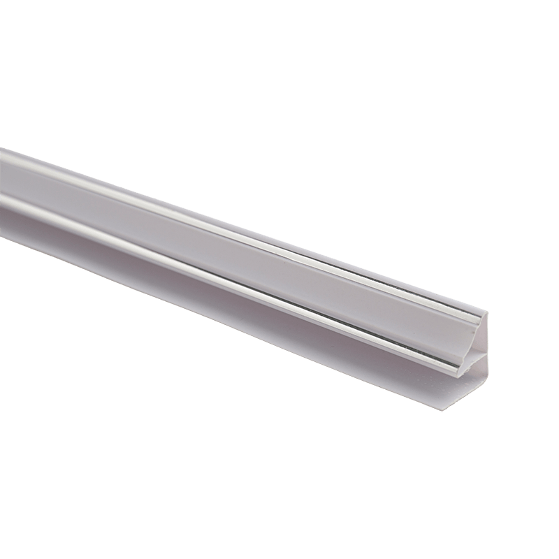 0.85*0.85cm,90g/m PVC Profile with Hot Stamped Silver Corner 0.85*0.85cm,90g/m PVC Profile with Hot Stamped Silver Corner