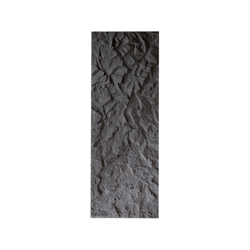 Space Black Stone Pattern PU Stone Panel Space Black Stone Pattern PU Stone Panel