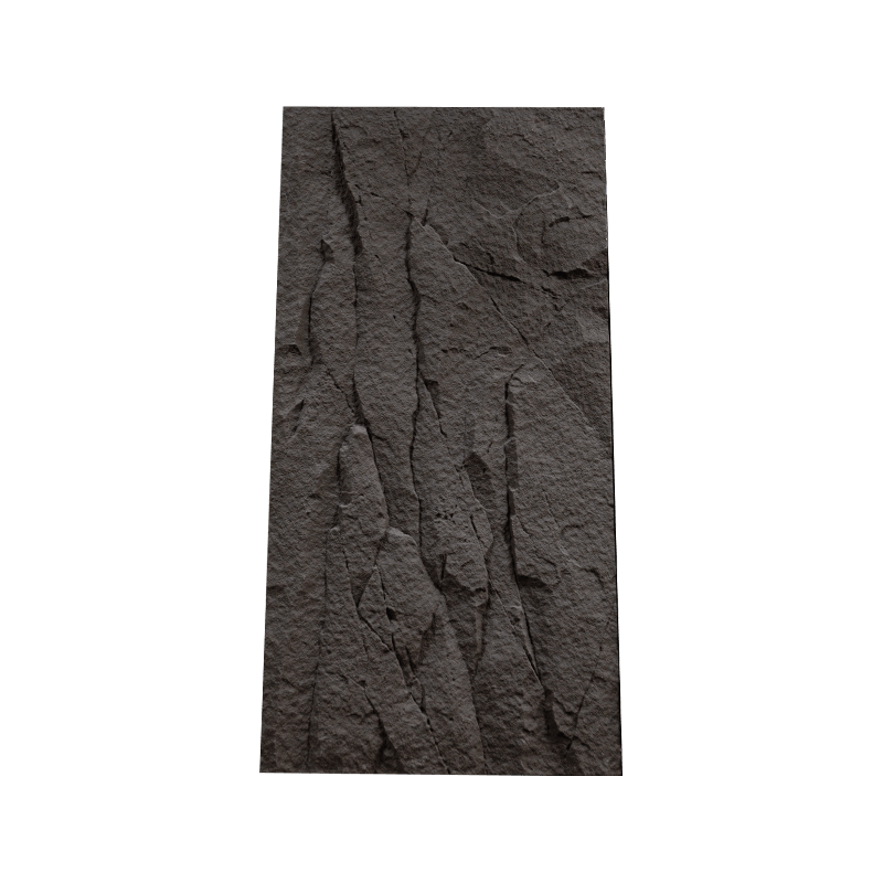 Space Black Stone Pattern PU Stone Panel Space Black Stone Pattern PU Stone Panel