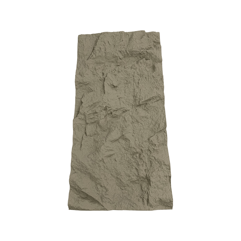 White Magnolia Stone Pattern PU Stone Panel