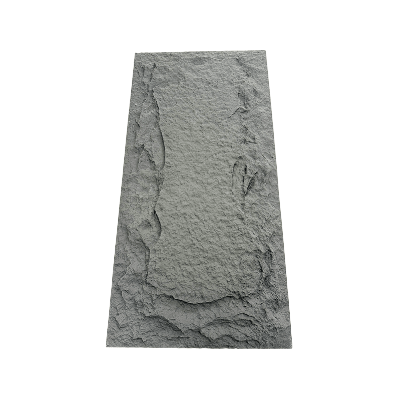 Space Black Stone Pattern PU Stone Panel